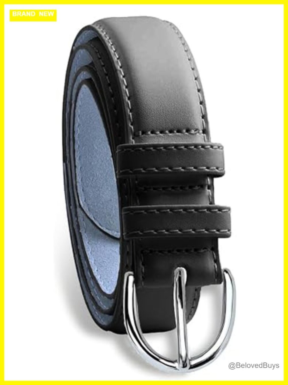 Bonded Leather Skinny Belt with Silver Buckle for Women Dress Casual Plus Size